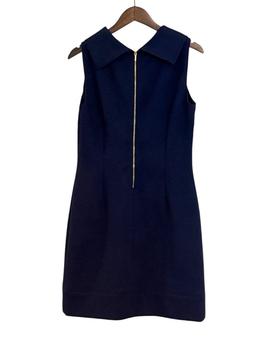 Lauren Ralph Lauren Women's Sleeveless Zipper Back Textured Dress Sz 12 - Picture 2 of 8